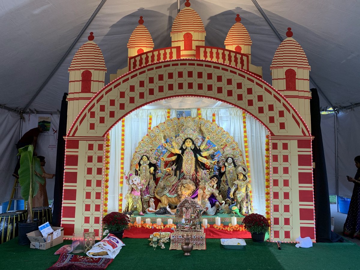 Agomoni Durga Puja 2019 decoration
