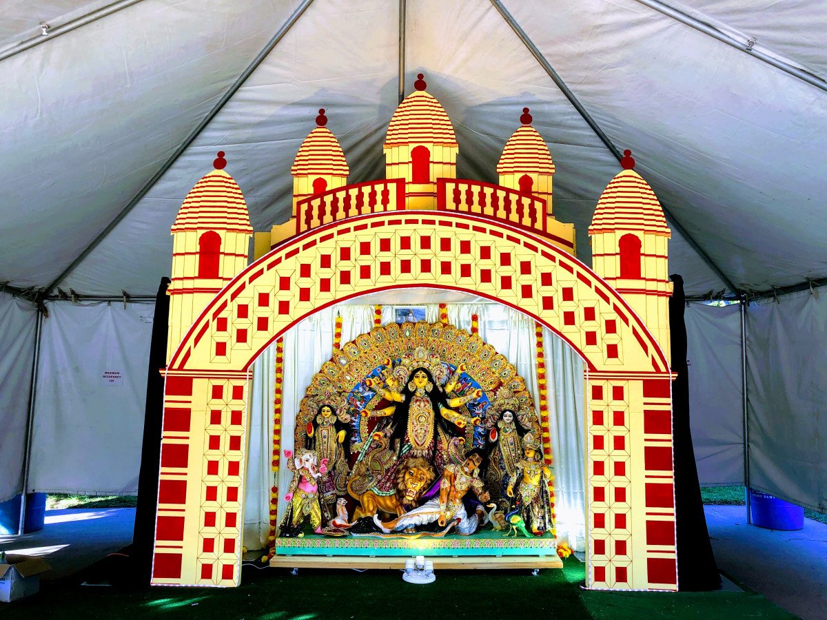 Agomoni Durga Puja 2019 decoration