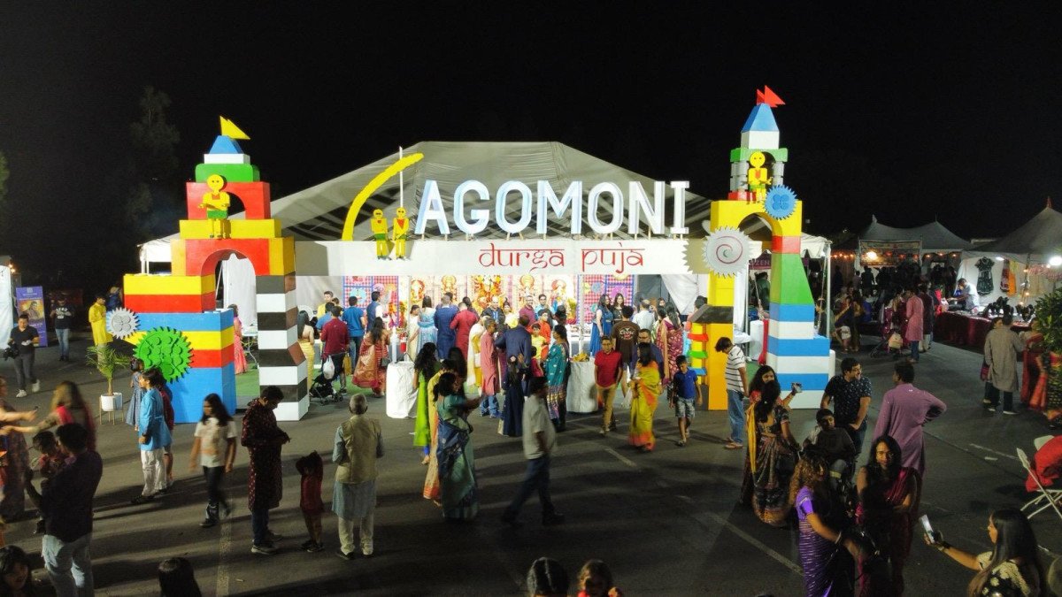 Agomoni Durga Puja 2024 decoration
